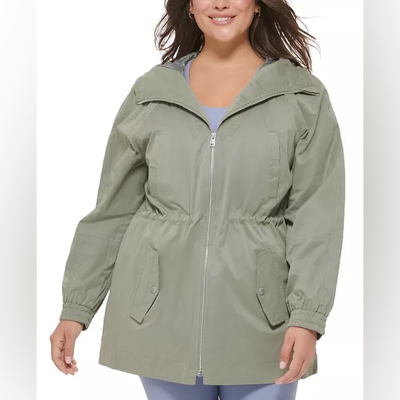 New with tags Levi Strauss zip jacket. Sea green. Hood. - Picture 1 of 11